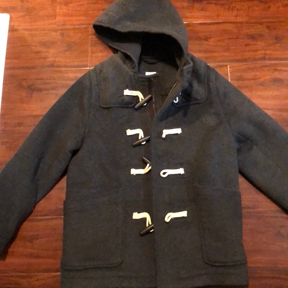 GAP Charcoal Grey Peacoat !  EUC! ! Like new! Sz.L